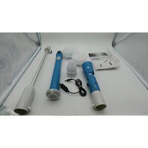 Cordless Electric Spin Scrubber Powerful Rechargeable Bathroom Cleaning Brush